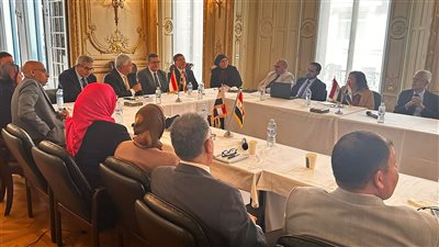 وزير التعليم العالى يجتمع بنخبة من العلماء والأساتذة المصريين بالجامعات البريطانية