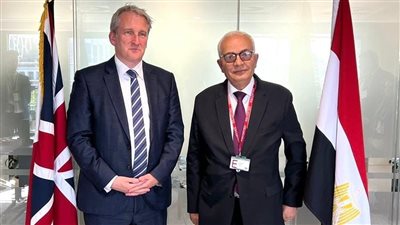 وزير التربية والتعليم يلتقى بوزير الدولة للمدارس بالمملكة المتحدة