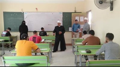 ٦١٤طالب وطالبة يؤدون إمتحانات الشهادة الثانوية الأزهرية  بالسويس