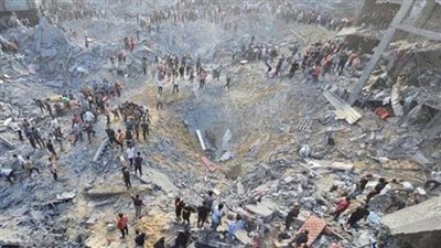 الدفاع المدنى فى غزة: القطاع بأكمله أصبح منطقة منكوبة