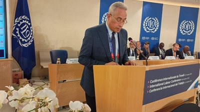 وزير العمل يلقي كلمة مصر أمام مؤتمر العمل الدولي بجنيف 