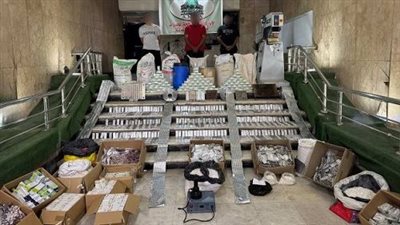 بـ 616 مليون جنيهاً.. ضبط تشكيل عصابي تخصص فى تصنيع العقاقير المخدرة 