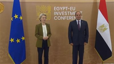 الرئيس السيسى يستقبل رئيسة المفوضية الأوروبية ويحذر من توسع الصراع بالمنطقة