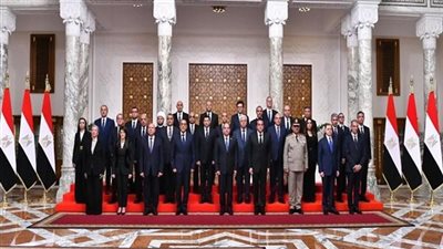 التشكيل الكامل.. الرئيس السيسى يشهد أداء اليمين الدستورية للحكومة الجديدة