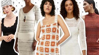 الفساتين الكروشيه.. أخر صيحة لصيف 2024