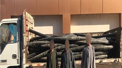 الأجهزة الامنية تنجح فى ضبط تشكيل عصابي متخصص فى سرقة الكابلات الكهربائية