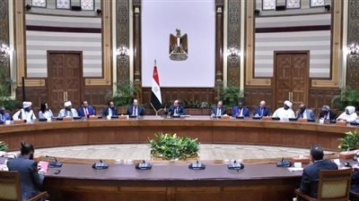 الرئيس السيسى: ضرورة أن يتضمن الانتقال للمسار السياسى للأزمة مشاركة كافة الأطراف