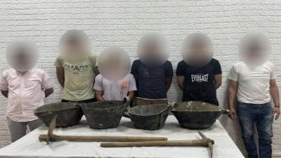 ضبط 6 أشخاص بالقاهرة لقيامهم بالتنقيب غير المشروع عن الآثار