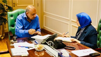 وزير الكهرباء يعقد اجتماعاً مع نائب وزير الكهرباء للوقوف على مستجدات موقف الأحمال الكهربائية 