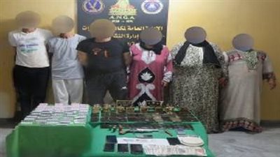 في حملة أمنية.. ضبط تشكيل عصابى بتهمة الإتجار بالمواد المخدرة بالقليوبية 