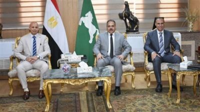 محافظ الشرقية يستقبل وكيل وزارة الصحة الجديد والسابق 