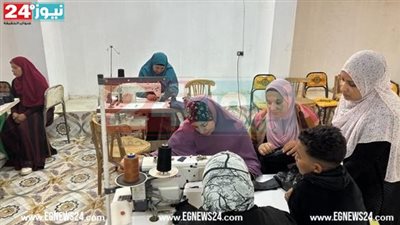 ابتكار خانة: تدشين وحدة إنتاجية بعزبة عبدالله عويس تخدم 50 سيدة عاملة