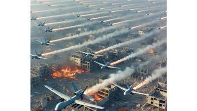 رداً على هجوم بيروت.. حزب الله يطلق سرباً من المسيرات على إسرائيل