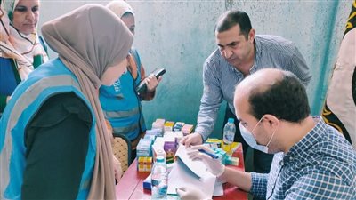 الكيلو٤٦ بجناين السويس يشهد قافلة طبية مجانية لحياة كريمة