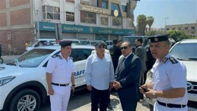 محافظ الدقهلية ومدير الأمن  ومدير المرور يقودوا حملة مرورية لتحليل المخدرات