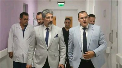 الحفناوي والنبوي يتفقدان أقسام جراحة المخ والأعصاب بالسويس الطبي