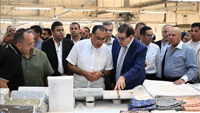 رئيس الوزراء يتفقد مصنع شركة 