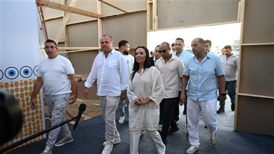 وزيرة التضامن تصل منطقة أرض المعارض بمهرجان العلمين الجديدة