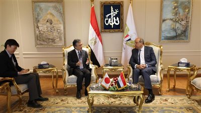 وزير الطيران المدني يستقبل السفير  اليابانى