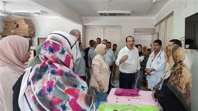 نائب وزير الصحة يتفقد عدد من المنشآت الطبية بالفيوم 