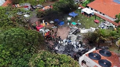 البرازيل: انتشال جثامين جميع ضحايا تحطم طائرة فى 