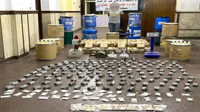 بقيمة 7,6 مليون جنيه..  ضبط أحد العناصر الإجرامية بتهمة إعادة تدوير العقاقير المخدرة 
