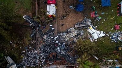 بالفيديو.. انتشال الصندوق الأسود للطائرة المنكوبة فى البرازيل