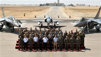 ختام فعاليات التدريب الجوى المصرى الفرنسى المشترك آمون - 24 