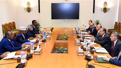 وزير الخارجية والهجرة يستقبل وزير خارجية الصومال ويعقد جلسة مباحثات ثنائية موسعة