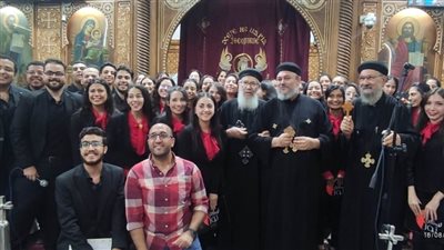 كورال الزقازيق يشارك في نهضة العذراء بالسويس