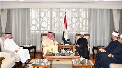 وزير الأوقاف يستقبل سفير المملكة العربية السعودية بالقاهرة 