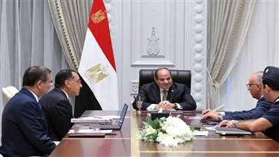 السيسي يبحث أمن مصر الغذائي والمائي