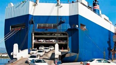 وصول 260 سيارة لميناء بورتوفيق قادمة من السعودية