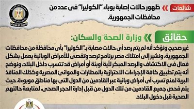 حقيقة ظهور حالات إصابة بوباء 