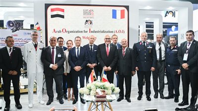 رئيس الهيئة العربية للتصنيع وقائد القوات الجوية وسفير فرنسا بالقاهرة  يشهدون انجازا جديدا للصناعة المصرية