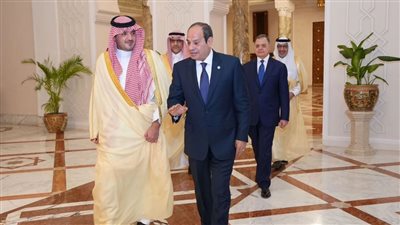 الرئيس السيسي يستقبل وزير الداخلية السعودي