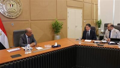 وزير الكهرباء يبحث مع شركة 