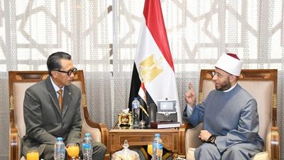 وزير الأوقاف يستقبل سفير إندونيسيا بالقاهرة ويبحثان التعاون المشترك