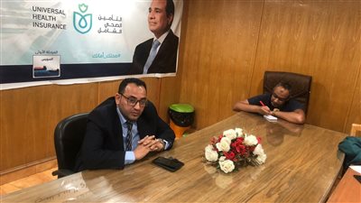 أول أجتماع لوكيل وزارة الصحة الجديد بالسويس بمديري المستشفيات