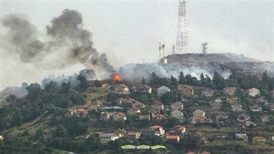 إعلام إسرائيلى: اندلاع حريق فى قاعدة عسكرية بكريات شمونة عقب استهدافها بمسيرة