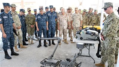 ختام فعاليات التدريب البحرى المشترك المصرى الأمريكى (النسر المدافع) بنطاق البحر الأحمر