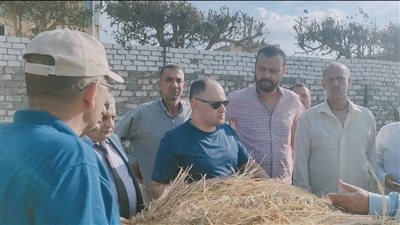 قيادات وزارة البيئة بجولات ميدانية لمتابعة منظومة قش الأرز  بمحافظة كفر الشيخ 