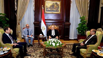 رئيس مجلس الشيوخ يستقبل وفد 