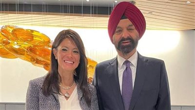 المشاط تُناقش التعاون المشترك مع رئيس مجموعة البنك الدولي ورئيس مجموعة بنك التنمية الأفريقي ورئيس 