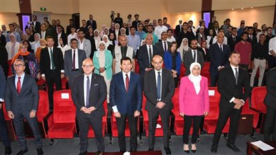 وزير الشباب والرياضة ورئيس الرقابة المالية ورئيس البورصة المصرية يشهدون انطلاق  قمة الشمول المالي والرقمي للشباب