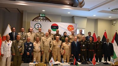 إفتتاح أعمال إجتماعات المكتب التنفيذى للإتحاد العربى للرياضة العسكرية.. بليبيا 
