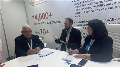 نائبة وزيرة التضامن تعقد عدداً من اللقاءات مع وفود الشركات العاملة فى مجال التكنولوجيا المساعدة لذوي الإعاقة