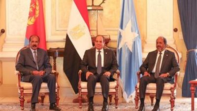قادة مصر والصومال وإريتريا يتفقون على إنشاء لجنة مشتركة للتعاون في كافة المجالات