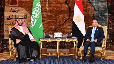 تفاصيل لقاء الرئيس السيسي والأمير محمد بن سلمان بن عبد العزيز آل سعود
