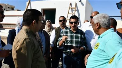 وزير الشباب والرياضة يقوم بجولة تفقدية في مركز شباب ومعسكر شباب سفاجا ومركز شباب الحرية
